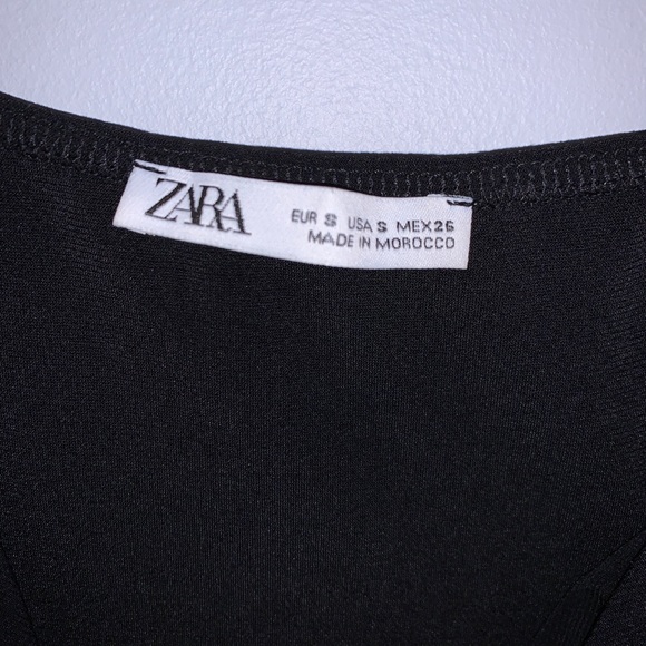 Zara v neck loose fitting midi dress - Picture 2 of 3